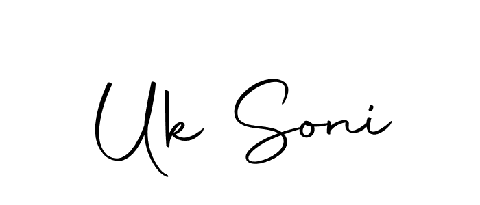 Make a short Uk Soni signature style. Manage your documents anywhere anytime using Autography-DOLnW. Create and add eSignatures, submit forms, share and send files easily. Uk Soni signature style 10 images and pictures png