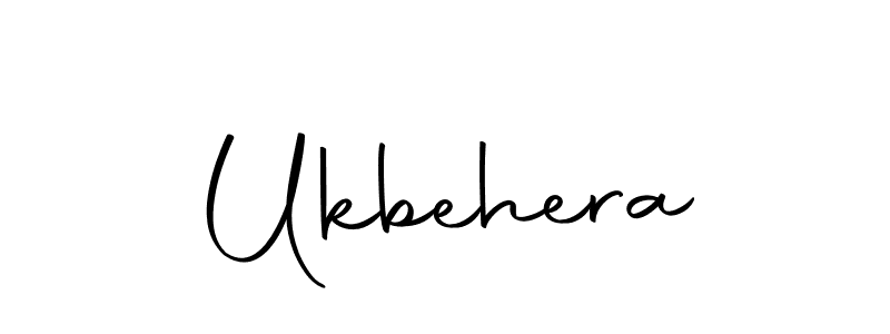 Use a signature maker to create a handwritten signature online. With this signature software, you can design (Autography-DOLnW) your own signature for name Ukbehera. Ukbehera signature style 10 images and pictures png