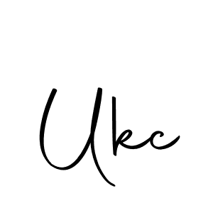 Make a beautiful signature design for name Ukc. With this signature (Autography-DOLnW) style, you can create a handwritten signature for free. Ukc signature style 10 images and pictures png
