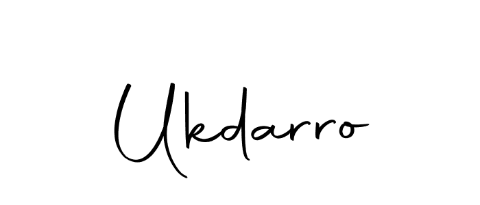 Make a beautiful signature design for name Ukdarro. With this signature (Autography-DOLnW) style, you can create a handwritten signature for free. Ukdarro signature style 10 images and pictures png