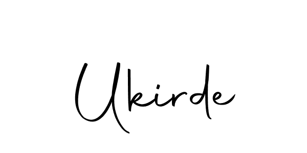 Make a beautiful signature design for name Ukirde. Use this online signature maker to create a handwritten signature for free. Ukirde signature style 10 images and pictures png