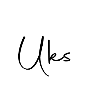 Make a beautiful signature design for name Uks. Use this online signature maker to create a handwritten signature for free. Uks signature style 10 images and pictures png