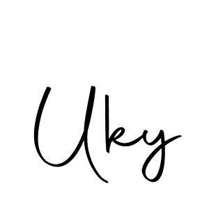 Check out images of Autograph of Uky name. Actor Uky Signature Style. Autography-DOLnW is a professional sign style online. Uky signature style 10 images and pictures png