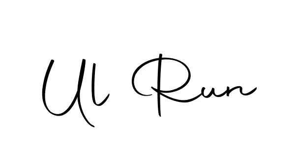 Design your own signature with our free online signature maker. With this signature software, you can create a handwritten (Autography-DOLnW) signature for name Ul Run. Ul Run signature style 10 images and pictures png