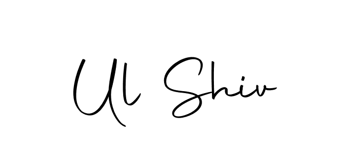 The best way (Autography-DOLnW) to make a short signature is to pick only two or three words in your name. The name Ul Shiv include a total of six letters. For converting this name. Ul Shiv signature style 10 images and pictures png