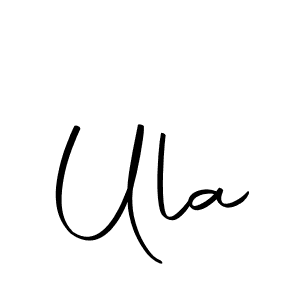 Use a signature maker to create a handwritten signature online. With this signature software, you can design (Autography-DOLnW) your own signature for name Ula. Ula signature style 10 images and pictures png