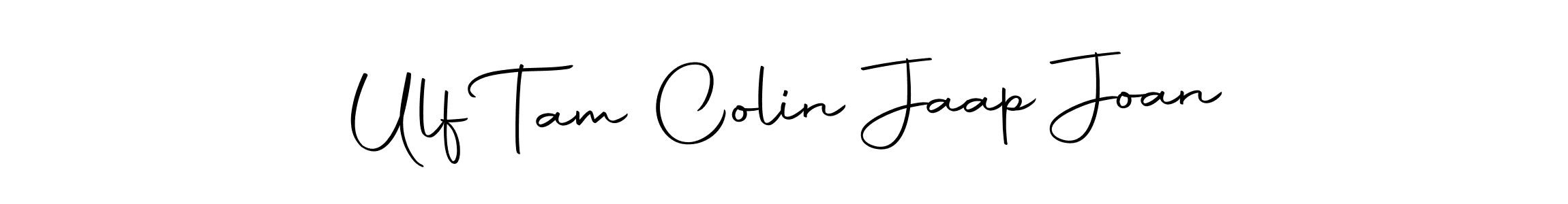 Here are the top 10 professional signature styles for the name Ulf Tam Colin Jaap Joan. These are the best autograph styles you can use for your name. Ulf Tam Colin Jaap Joan signature style 10 images and pictures png