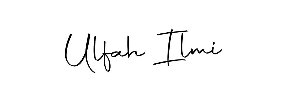 Ulfah Ilmi stylish signature style. Best Handwritten Sign (Autography-DOLnW) for my name. Handwritten Signature Collection Ideas for my name Ulfah Ilmi. Ulfah Ilmi signature style 10 images and pictures png