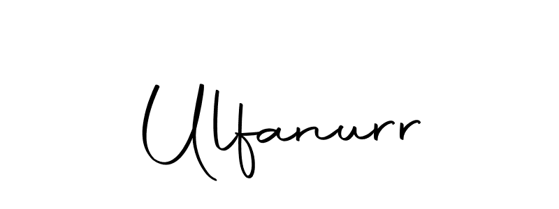 Create a beautiful signature design for name Ulfanurr. With this signature (Autography-DOLnW) fonts, you can make a handwritten signature for free. Ulfanurr signature style 10 images and pictures png