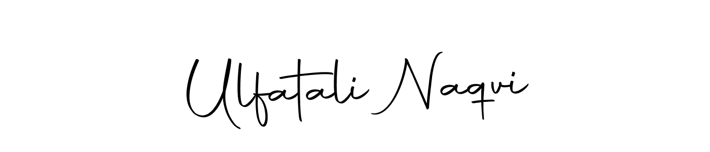The best way (Autography-DOLnW) to make a short signature is to pick only two or three words in your name. The name Ulfatali Naqvi include a total of six letters. For converting this name. Ulfatali Naqvi signature style 10 images and pictures png