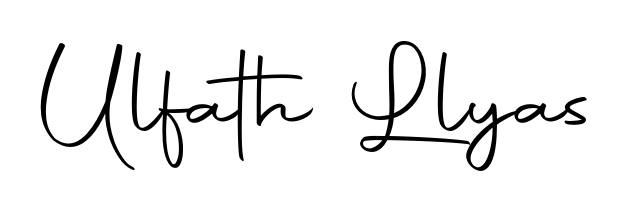 It looks like you need a new signature style for name Ulfath Llyas. Design unique handwritten (Autography-DOLnW) signature with our free signature maker in just a few clicks. Ulfath Llyas signature style 10 images and pictures png