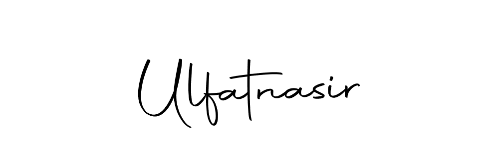 Make a beautiful signature design for name Ulfatnasir. With this signature (Autography-DOLnW) style, you can create a handwritten signature for free. Ulfatnasir signature style 10 images and pictures png