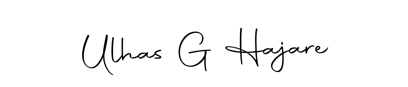 Use a signature maker to create a handwritten signature online. With this signature software, you can design (Autography-DOLnW) your own signature for name Ulhas G Hajare. Ulhas G Hajare signature style 10 images and pictures png