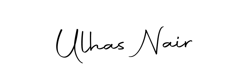 You can use this online signature creator to create a handwritten signature for the name Ulhas Nair. This is the best online autograph maker. Ulhas Nair signature style 10 images and pictures png