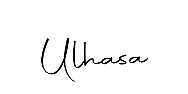 Create a beautiful signature design for name Ulhasa. With this signature (Autography-DOLnW) fonts, you can make a handwritten signature for free. Ulhasa signature style 10 images and pictures png