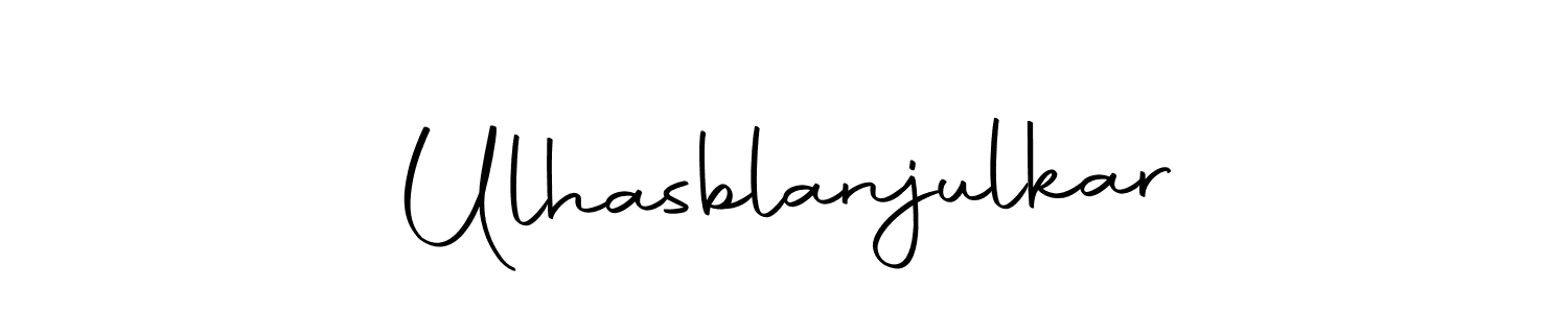Make a short Ulhasblanjulkar signature style. Manage your documents anywhere anytime using Autography-DOLnW. Create and add eSignatures, submit forms, share and send files easily. Ulhasblanjulkar signature style 10 images and pictures png
