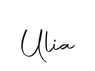 if you are searching for the best signature style for your name Ulia. so please give up your signature search. here we have designed multiple signature styles  using Autography-DOLnW. Ulia signature style 10 images and pictures png