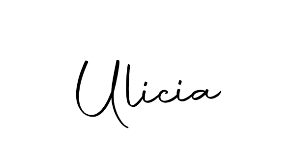 Make a beautiful signature design for name Ulicia. With this signature (Autography-DOLnW) style, you can create a handwritten signature for free. Ulicia signature style 10 images and pictures png