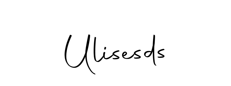 Make a beautiful signature design for name Ulisesds. Use this online signature maker to create a handwritten signature for free. Ulisesds signature style 10 images and pictures png