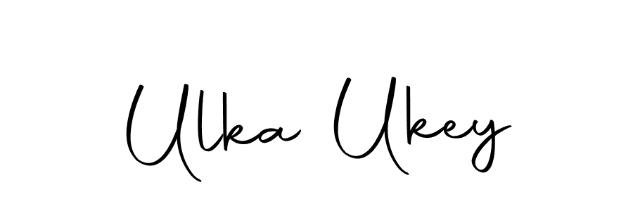 Use a signature maker to create a handwritten signature online. With this signature software, you can design (Autography-DOLnW) your own signature for name Ulka Ukey. Ulka Ukey signature style 10 images and pictures png