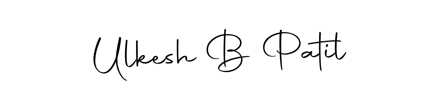 Design your own signature with our free online signature maker. With this signature software, you can create a handwritten (Autography-DOLnW) signature for name Ulkesh B Patil. Ulkesh B Patil signature style 10 images and pictures png
