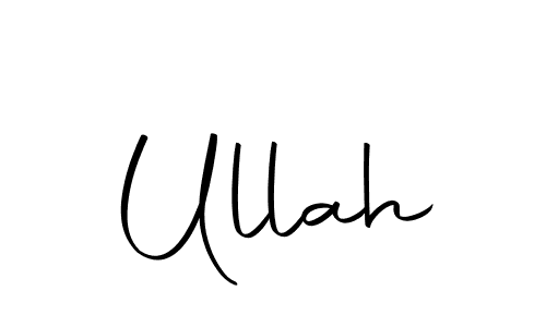 Create a beautiful signature design for name Ullah. With this signature (Autography-DOLnW) fonts, you can make a handwritten signature for free. Ullah signature style 10 images and pictures png