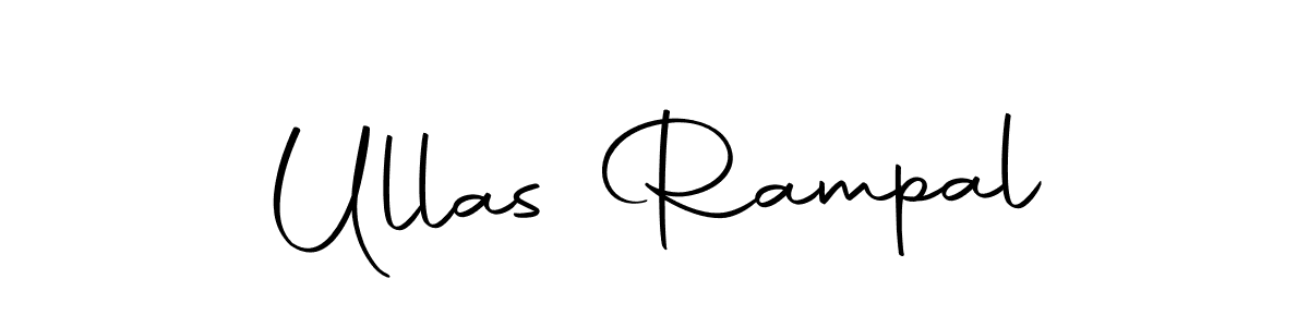 The best way (Autography-DOLnW) to make a short signature is to pick only two or three words in your name. The name Ullas Rampal include a total of six letters. For converting this name. Ullas Rampal signature style 10 images and pictures png