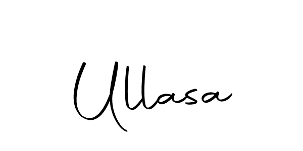 How to make Ullasa name signature. Use Autography-DOLnW style for creating short signs online. This is the latest handwritten sign. Ullasa signature style 10 images and pictures png