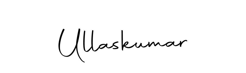Make a beautiful signature design for name Ullaskumar. Use this online signature maker to create a handwritten signature for free. Ullaskumar signature style 10 images and pictures png