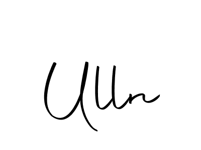 You should practise on your own different ways (Autography-DOLnW) to write your name (Ulln) in signature. don't let someone else do it for you. Ulln signature style 10 images and pictures png