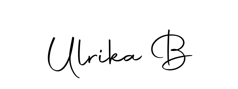 Autography-DOLnW is a professional signature style that is perfect for those who want to add a touch of class to their signature. It is also a great choice for those who want to make their signature more unique. Get Ulrika B name to fancy signature for free. Ulrika B signature style 10 images and pictures png