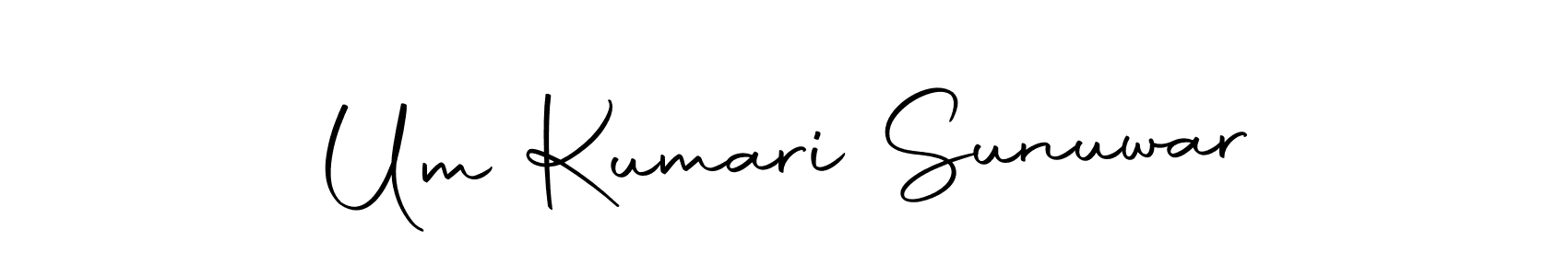 You should practise on your own different ways (Autography-DOLnW) to write your name (Um Kumari Sunuwar) in signature. don't let someone else do it for you. Um Kumari Sunuwar signature style 10 images and pictures png