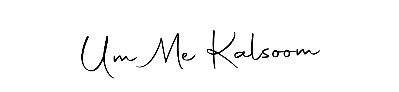 Also we have Um Me Kalsoom name is the best signature style. Create professional handwritten signature collection using Autography-DOLnW autograph style. Um Me Kalsoom signature style 10 images and pictures png