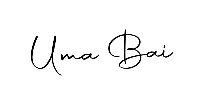 How to make Uma Bai signature? Autography-DOLnW is a professional autograph style. Create handwritten signature for Uma Bai name. Uma Bai signature style 10 images and pictures png