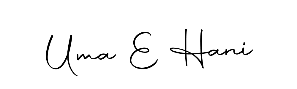 You can use this online signature creator to create a handwritten signature for the name Uma E Hani. This is the best online autograph maker. Uma E Hani signature style 10 images and pictures png
