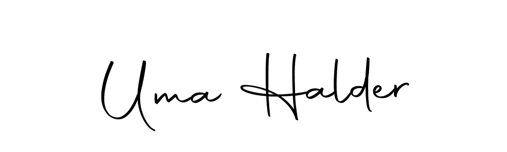 Also we have Uma Halder name is the best signature style. Create professional handwritten signature collection using Autography-DOLnW autograph style. Uma Halder signature style 10 images and pictures png