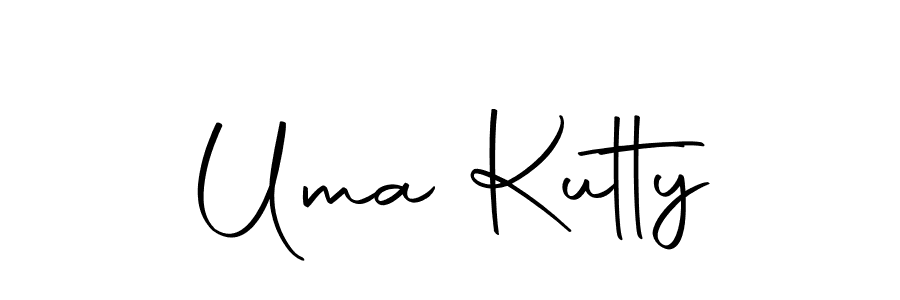 Create a beautiful signature design for name Uma Kutty. With this signature (Autography-DOLnW) fonts, you can make a handwritten signature for free. Uma Kutty signature style 10 images and pictures png