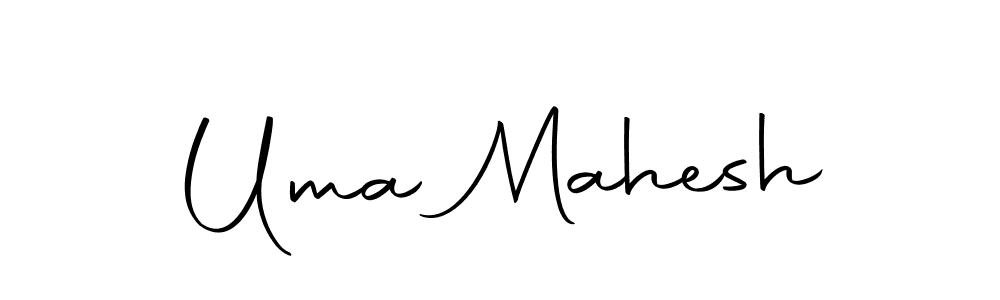 Make a beautiful signature design for name Uma Mahesh. With this signature (Autography-DOLnW) style, you can create a handwritten signature for free. Uma Mahesh signature style 10 images and pictures png