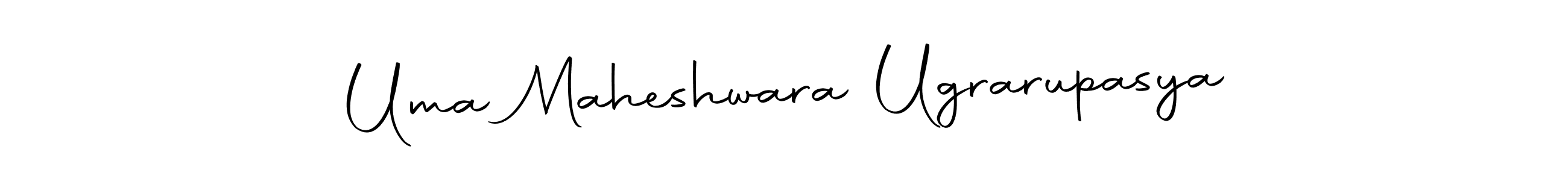 Design your own signature with our free online signature maker. With this signature software, you can create a handwritten (Autography-DOLnW) signature for name Uma Maheshwara Ugrarupasya. Uma Maheshwara Ugrarupasya signature style 10 images and pictures png