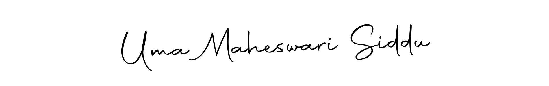 Design your own signature with our free online signature maker. With this signature software, you can create a handwritten (Autography-DOLnW) signature for name Uma Maheswari Siddu. Uma Maheswari Siddu signature style 10 images and pictures png