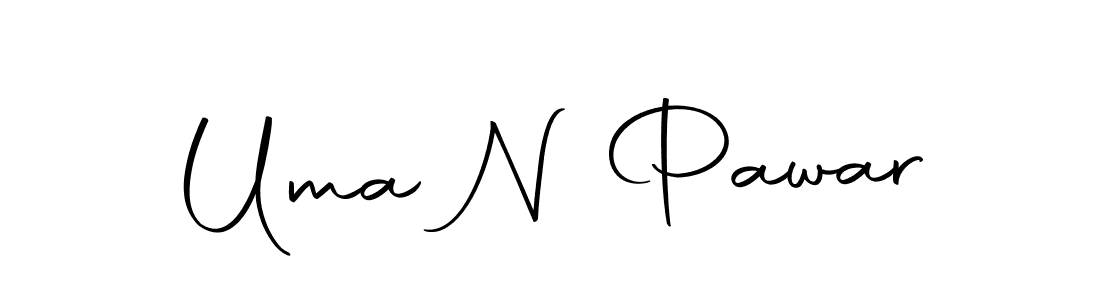 Uma N Pawar stylish signature style. Best Handwritten Sign (Autography-DOLnW) for my name. Handwritten Signature Collection Ideas for my name Uma N Pawar. Uma N Pawar signature style 10 images and pictures png