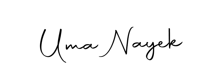 You should practise on your own different ways (Autography-DOLnW) to write your name (Uma Nayek) in signature. don't let someone else do it for you. Uma Nayek signature style 10 images and pictures png