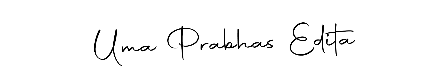 Check out images of Autograph of Uma Prabhas Edita name. Actor Uma Prabhas Edita Signature Style. Autography-DOLnW is a professional sign style online. Uma Prabhas Edita signature style 10 images and pictures png