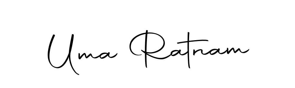 Use a signature maker to create a handwritten signature online. With this signature software, you can design (Autography-DOLnW) your own signature for name Uma Ratnam. Uma Ratnam signature style 10 images and pictures png