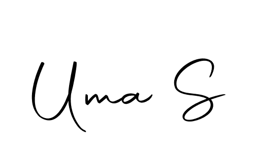 It looks lik you need a new signature style for name Uma S. Design unique handwritten (Autography-DOLnW) signature with our free signature maker in just a few clicks. Uma S signature style 10 images and pictures png