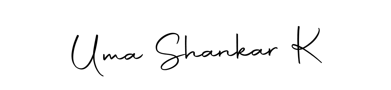 You should practise on your own different ways (Autography-DOLnW) to write your name (Uma Shankar K) in signature. don't let someone else do it for you. Uma Shankar K signature style 10 images and pictures png