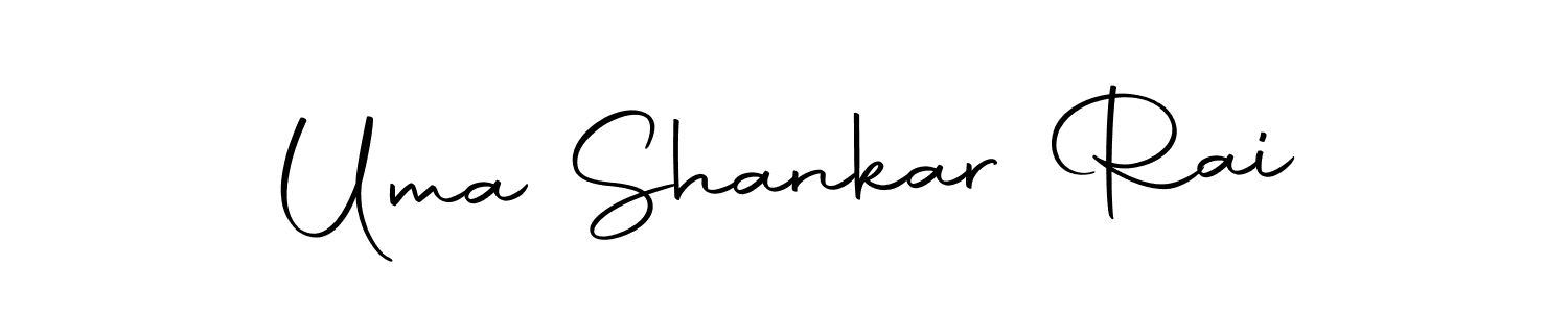 How to make Uma Shankar Rai name signature. Use Autography-DOLnW style for creating short signs online. This is the latest handwritten sign. Uma Shankar Rai signature style 10 images and pictures png