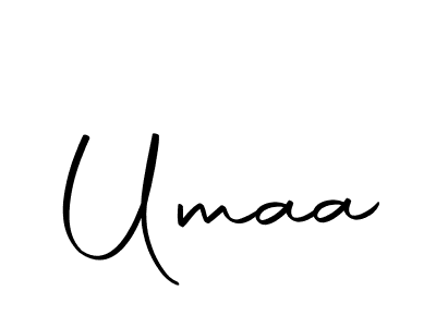 Umaa stylish signature style. Best Handwritten Sign (Autography-DOLnW) for my name. Handwritten Signature Collection Ideas for my name Umaa. Umaa signature style 10 images and pictures png