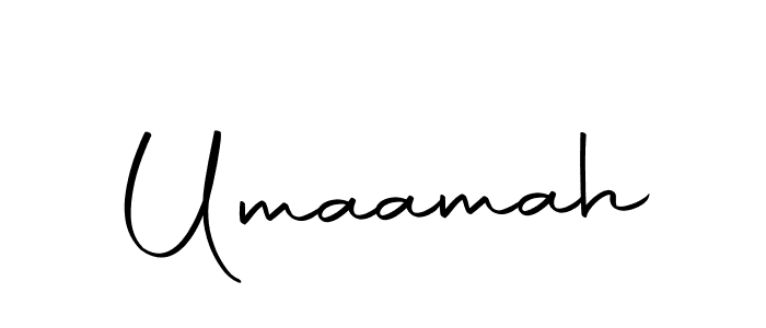 Make a beautiful signature design for name Umaamah. Use this online signature maker to create a handwritten signature for free. Umaamah signature style 10 images and pictures png