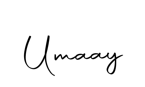 Create a beautiful signature design for name Umaay. With this signature (Autography-DOLnW) fonts, you can make a handwritten signature for free. Umaay signature style 10 images and pictures png